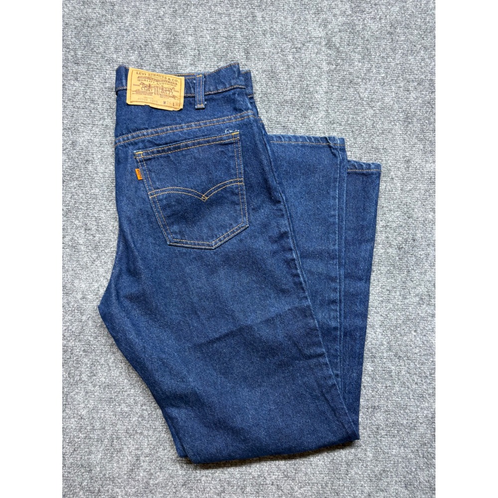 Vintage Levis 509 Orange Tab Jeans Dark Wash Made in USA 40509-0215 W34 L30